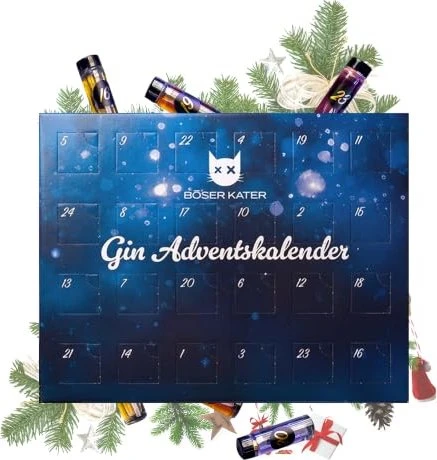 Edelobstbrennerei Schleihauf Böser Kater Gin Adventskalender 6l (24x 250ml)