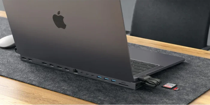 Hyper HyperDrive 4k Mulit-Display Dockingstation, grau, USB-C 3.0 [Buchse]