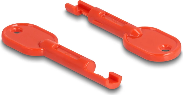 DeLOCK RJ-45 Stecker Portblocker, inkl. Werkzeug, 10er-Pack