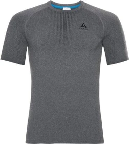 Odlo Performance Warm Funktionsshirt kurzarm grey melange/black (Herren)