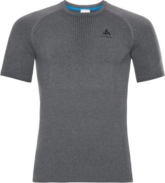 Odlo Performance Warm Funktionsshirt kurzarm grey melange/black (Herren)