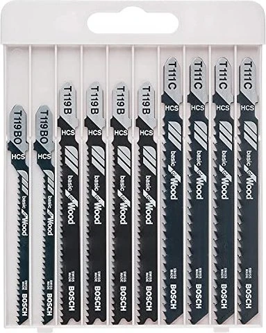 Bosch Professional Stichsägeblatt-Set, 10-tlg.