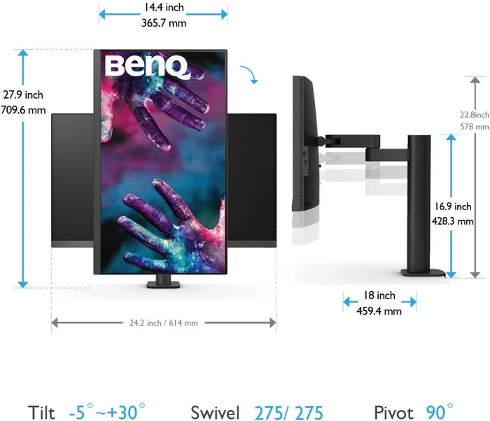 BenQ PD2705UA, 27"