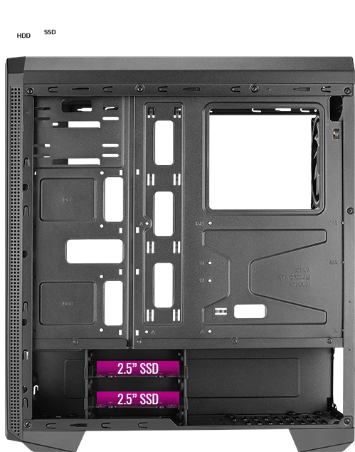 AeroCool Genesis ARGB, Acrylfenster