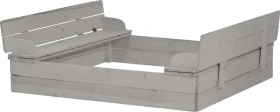 roba Sandkasten aufklappbar zu Bänken grau
