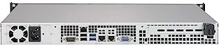 Supermicro SuperChassis 512F-350B1, grau/schwarz, 1HE, 1x 350W ATX-PSU