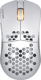 Hator Stellar Pro Wireless Gaming Mouse weiß, USB/Bluetooth
