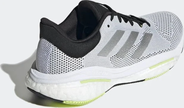 adidas Solar Glide 5 cloud white/silver metallic/pulse lime (Damen)