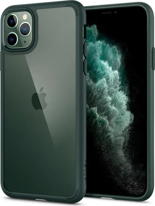 Spigen Ultra Hybrid für Apple iPhone 11 Pro Midnight Green