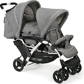 Chic4Baby Duo melange grau weiß