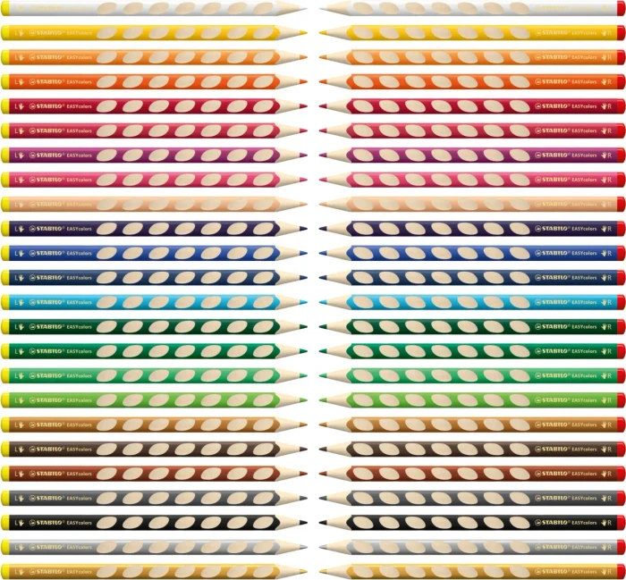 STABILO EASYcolors Buntstift gelb, Rechtshänder, 12er-Pack