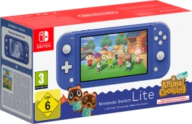 Nintendo Switch Lite - Animal Crossing: New Horizons Bundle blau