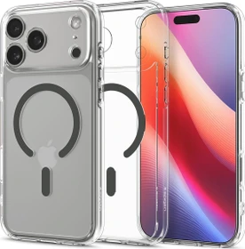 Spigen Ultra Hybrid (MagFit) für Apple iPhone 17 Pro Max clear graphite