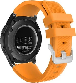 MoKo Silikonarmband für Samsung Galaxy Watch 46mm orange
