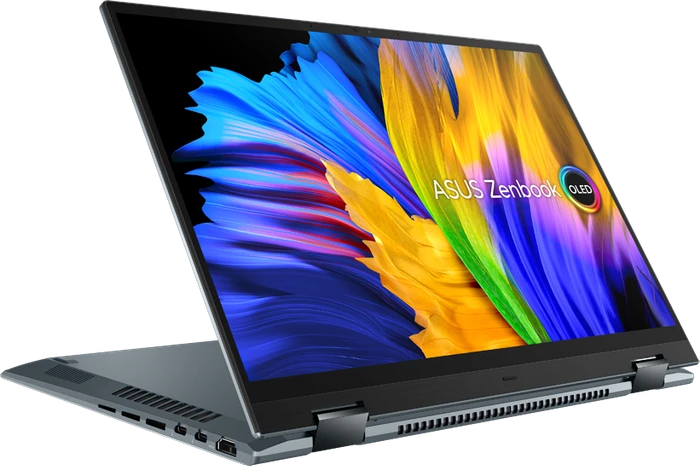 ASUS ZenBook Flip 14 OLED UP5401EA-KU030R, Pine Grey, Core i7-1165G7, 16GB RAM, 1TB SSD, DE