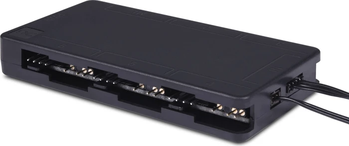 Alphacool Core 6x 4-Pin PWM/DRGB Splitter LED Controller, Licht- und Lüftersteuerung, 6-fach