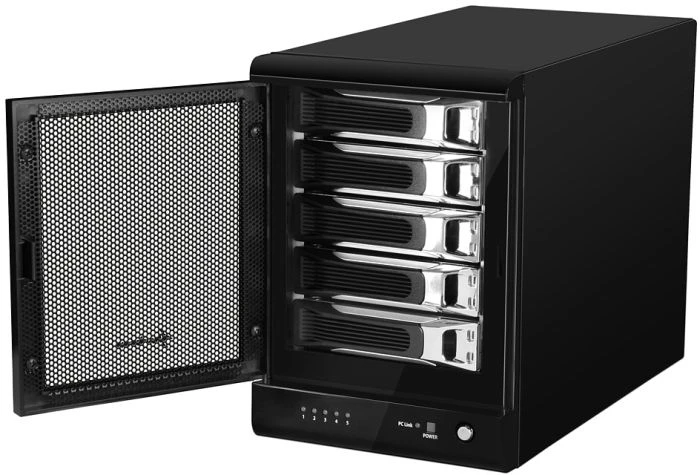 Sharkoon 5-Bay RAID-Station, USB-B 3.0/eSATA