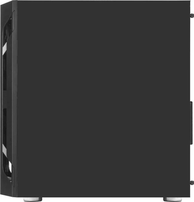 SilverStone Fara H1M Pro, schwarz, Glasfenster
