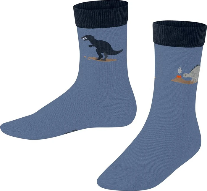 Falke Dinosaurs Socken smoky blue (Junior)