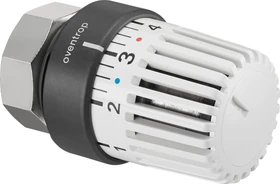 Oventrop Thermostat für maxi/mini Thermostatventile M40 x 1.5 anthrazit/weiß, Heizkörperthermostat (1015500)