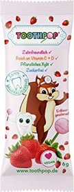 Toothpop Zahnpflege Lollipop Erdbeer, 1 Stück