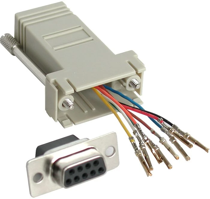 InLine 9-pol Sub D Buchse auf RJ-45 Buchse, Adapter