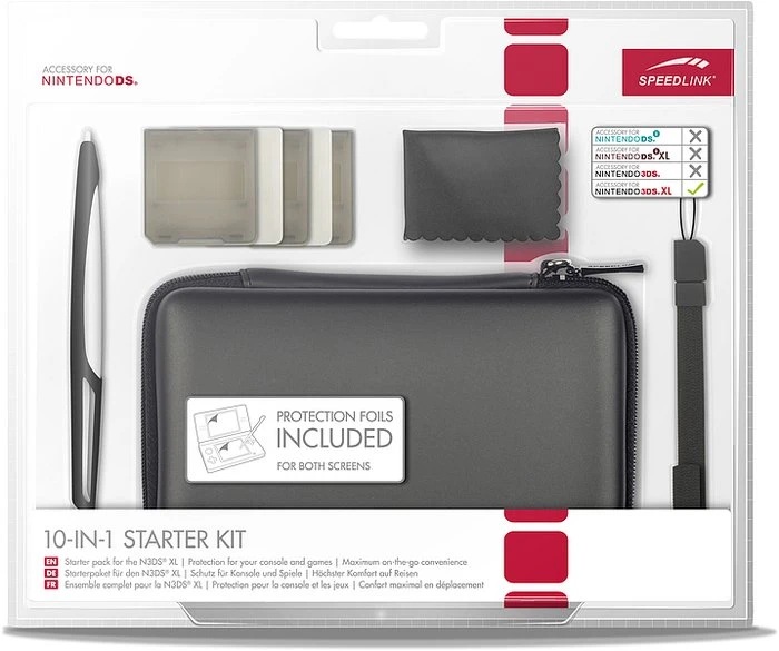 Speedlink Nintendo 3DS XL 10in1 Starter Kit Set schwarz (DS)