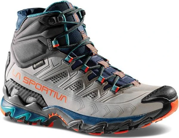 La Sportiva Ultra Raptor II Mid GTX grey/cherry tomato (Damen)
