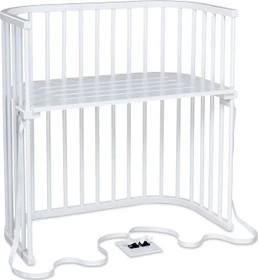 Babybay Boxspring Beistellbett buche seidenmatt weiß
