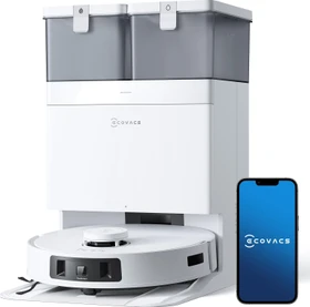 Ecovacs Deebot T30C Pro Omni GEN2 Saug-/Wischroboter weiß inkl. Absaug-/Reinigungsstation