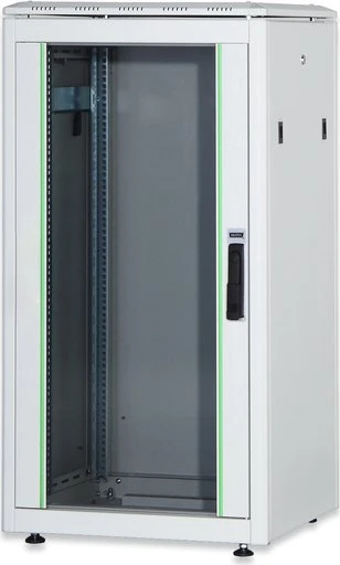 Digitus Professional Unique Serie Serverschrank 26HE, Sicherheitsglastür, IP2X, grau, 1000mm tief
