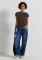 Street One U-Boot mit Rippdetail T-Shirt kurzarm deep roast brown (Damen) Vorschaubild