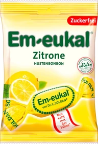 Soldan Em-eukal Zitrone zuckerfrei Hustenbonbons, 75g
