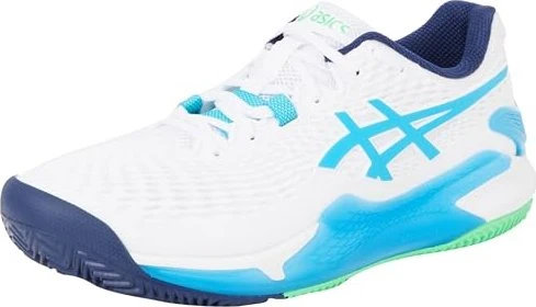 Asics Gel-Resolution 9 Clay white/digital aqua (Herren)