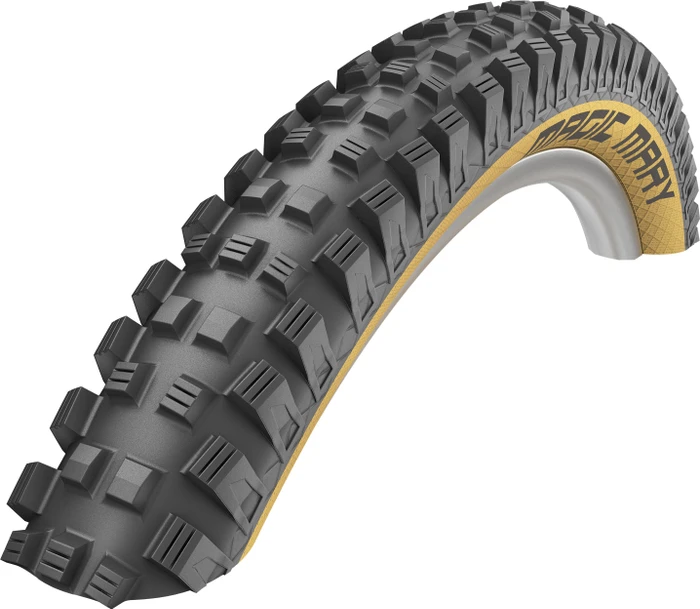 Schwalbe Magic Mary 29x2.4" Super Gravity Addix Soft Reifen classic sidewall