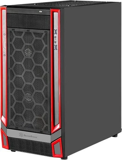 SilverStone Redline Series RL05 rot, Acrylfenster