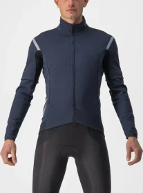 Castelli Perfetto RoS 2 Convertible Fahrradjacke belgian blue/silver reflex (Herren)