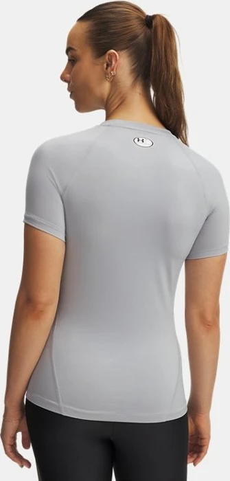 Under Armour HeatGear Armour Kompressionsshirt kurzarm mod gray/black (Damen)