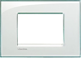 Bticino Livinglight Abdeckrahmen 1-fach, aquamarin
