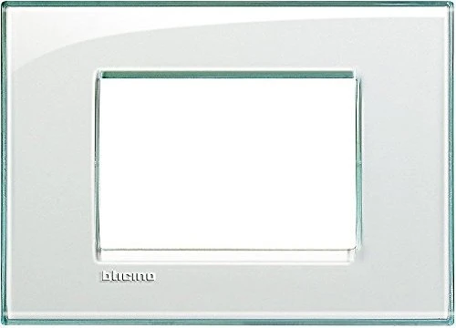Bticino Livinglight Abdeckrahmen 1-fach, aquamarin