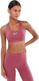 Nike Swoosh Medium Support Sport-BH pink smoke/white (Damen)