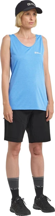 Jack Wolfskin Crosstrail Funktionsshirt ärmellos mid blue (Damen)