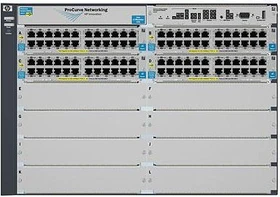 HPE Aruba 5400 v2 zl 92G Rackmount Gigabit Managed Switch, 92x RJ-45, 8x Erweiterungsslot, 4x SFP, PoE+ (J9540A / E5412-92G-PoE+/4G-SFP)
