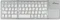 MediaRange kompakte Funk-Tastatur mit 63 Tasten und Touchpad, silber, Bluetooth, DE Vorschaubild