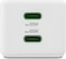 Hama Schnellladegerät GaN 2x USB-C Mini-Ladegerät PD 65W weiß Vorschaubild