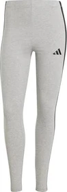 adidas Essentials 3-Streifen Cotton Leggings Hose lang medium grey heather/black (Damen)