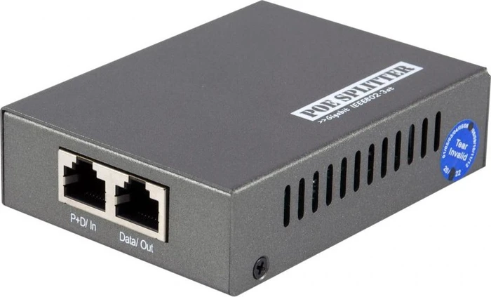 LevelOne Gigabit PoE-Splitter, 2x RJ-45, PoE PD
