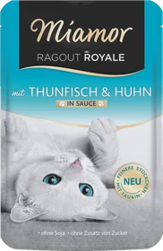 Finnern Miamor Ragout Royal Thunfisch und Huhn, 100g