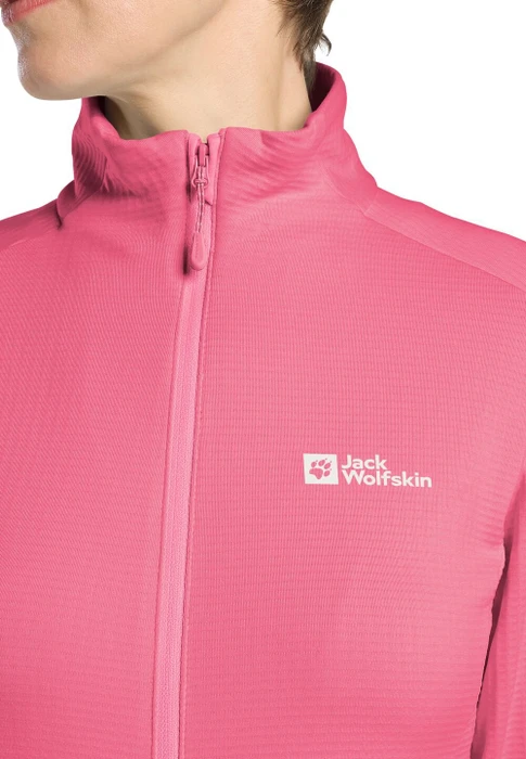 Jack Wolfskin Kolbenberg Full Zip Jacke bubblegum (Damen)