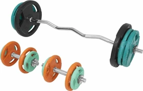 Gorilla Sports Gripper Sternverschluss Sz-Curl Set 35kg